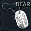Армейский жетон BEAR