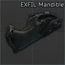 Мандибула для шлема Team Wendy "EXFIL" (Чёрная) — предмет Escape from Tarkov