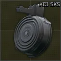 Магазин барабанный KCI на 75 патронов 7.62x39 для СКС