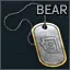 Армейский жетон BEAR — предмет Escape from Tarkov